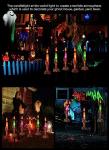 6 Pack Skeleton Hands Candle Holders for Halloween