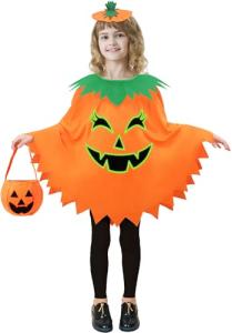 Glow in the Dark Pumpkin Costume for Kids