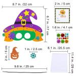 24 Sets DIY Halloween Masks Craft Kits for Kids