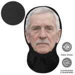 Old Man Mask with Veil for Costume Fun