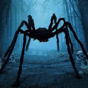 6.5ft Scary Giant Spider Halloween Decorations
