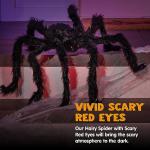 6.5ft Scary Giant Spider Halloween Decorations
