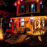8 Pcs Remote-Controlled Witch Hat String Lights