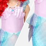 Purple Mermaid Costume for Girls 4-14 Years