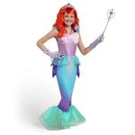 Purple Mermaid Costume for Girls 4-14 Years