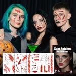 Zombie Scars Temporary Tattoos for Halloween Fun