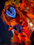 Glow-in-the-Dark Halloween LED Mask for All Ages