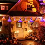 Lighted Witch Hats with Remote Control - 8 Pack