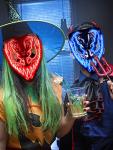 Glow-in-the-Dark Halloween LED Mask for All Ages