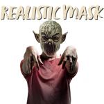 Creepy Zombie Full Head Halloween Mask