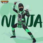 Kids Green Ninja Costume for Halloween Fun