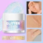 Waterproof Halloween Body Glitter Gel for Face & Hair