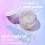 Waterproof Halloween Body Glitter Gel for Face & Hair