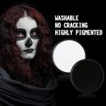 Black, White, Red Face Paint Kit for Halloween