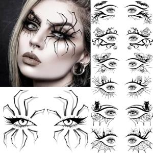 Halloween Temporary Eye Shadow Tattoo Stickers Set