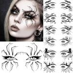 Halloween Temporary Eye Shadow Tattoo Stickers Set