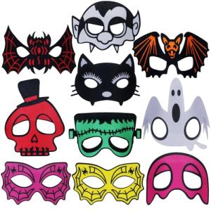 Halloween Felt Masks for Kids - 10 Fun Styles