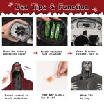 Life-Size Halloween Skeleton with Light-Up Eyes