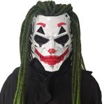 Futuristic Clown Mask with Braids for Cosplay