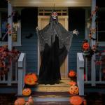 Life-Size Halloween Skeleton with Light-Up Eyes