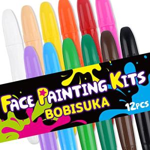 12 Color Face and Body Paint Sticks Kit
