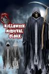 Grim Reaper Costume Hooded Cape for Adults