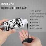Washable Black Face Paint for Halloween Costume Fun