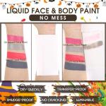 Washable Black Face Paint for Halloween Costume Fun