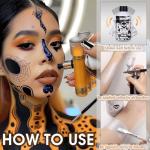Washable Black Face Paint for Halloween Costume Fun
