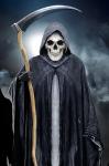 Grim Reaper Costume Hooded Cape for Adults