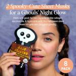 SpaLife Halloween Face Mask Gift Set - 8 Pack