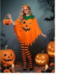 Glow-in-the-Dark Pumpkin Costume Set for Adults