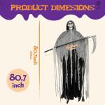 80" Flying Ghost Halloween Yard Decoration