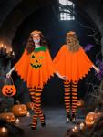 Glow-in-the-Dark Pumpkin Costume Set for Adults