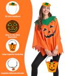 Glow in the Dark Pumpkin Costume Set for Women
