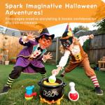 12 Pack Halloween Felt Masks for Kids