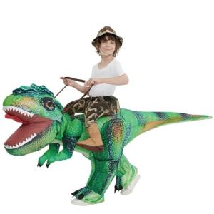 Kids Inflatable T-Rex Dinosaur Costume for Halloween