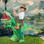 Kids Inflatable T-Rex Dinosaur Costume for Halloween