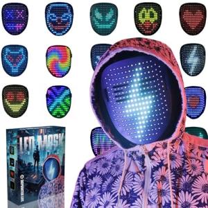LED Gesture Sensing Life Mask for Halloween Fun