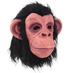 Black Chimp Latex Mask for Halloween Fun