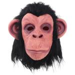 Black Chimp Latex Mask for Halloween Fun