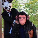 Black Chimp Latex Mask for Halloween Fun