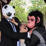 Black Chimp Latex Mask for Halloween Fun