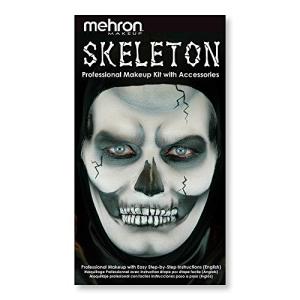 Mehron Premium Skeleton Makeup Kit for Halloween