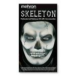 Mehron Premium Skeleton Makeup Kit for Halloween
