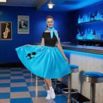 1950s Poodle Dress Costume with Accessories for Women