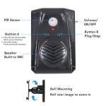 Replaceable Voice Motion Sensor PIR Infrared Sound player Haunted house Scream Box Speaker with USB Download Function Christmas MP3 horror Happy Music Motion Activated Voice Playe