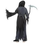 Spooktacular Creations Halloween Glowing Eyes Grim Reaper Costume for Kids, Dark Knight Reaper Phantom Costume for Halloween Dress Up (XX-Large(14-16yr))