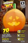 ANIMAT3D Inflatable Jabberin' Jack 5 Foot Tall Talking Animated Pumpkin with 56 Inch HD Screen and Built in Projector + Speaker Includes 80 Minutes of Content