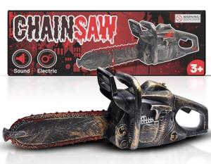Bloody Rusty Electric Chainsaw Halloween Prop
